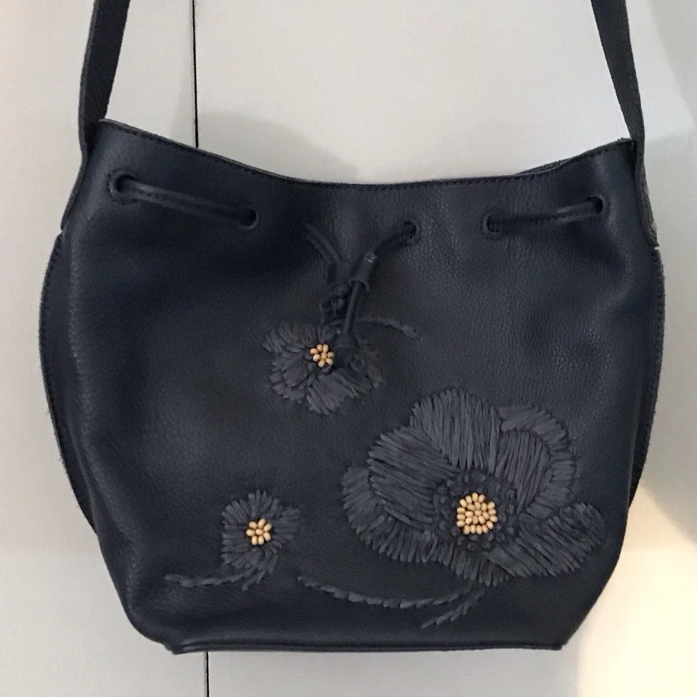 The Sak‎ Leather Embroidered Purse With Drawstring 13